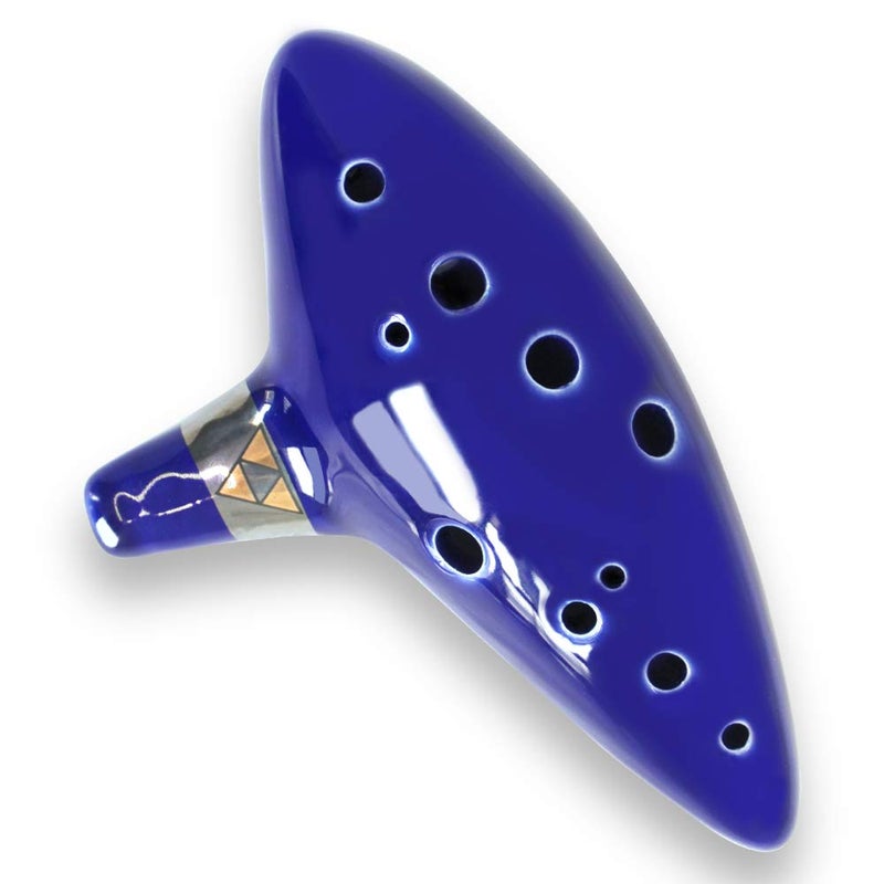 SENHAI Ocarina Instrument with Neck Strap Cord and Song Book, 12 Hole Alto C Ocarinas With Gift Box, Hand-shape Display Stand and Black Protective Bag - Image 2